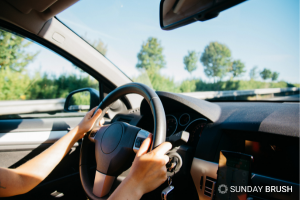 Kan je verbranden achter glas - Sunday Brush