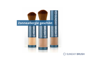 Zonnebrand tegen zonneallergie – Zonnepoeder met spf - Sunday Brush