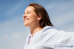 Zonnebrand voor de gevoelige huid gezicht - Sunday Brush