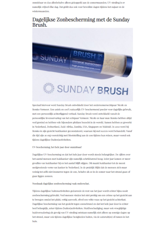 Sunday Brush Beauty by Frieda
