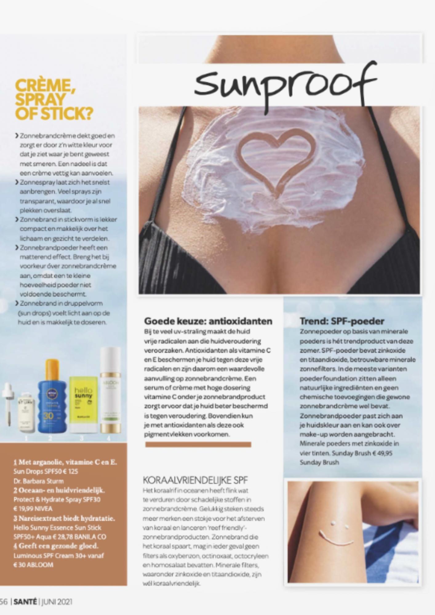 Sante Trend SPF poeder - Sunday Brush