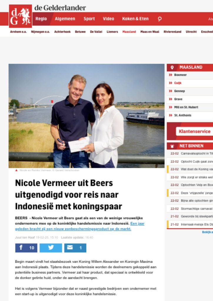 Sunday Brush mee op handelsmissie naar Indonesië