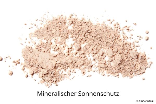 Mineralischer Sonnenschutz als loses Puder